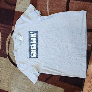 GREY CHILLIN' T SHIRT